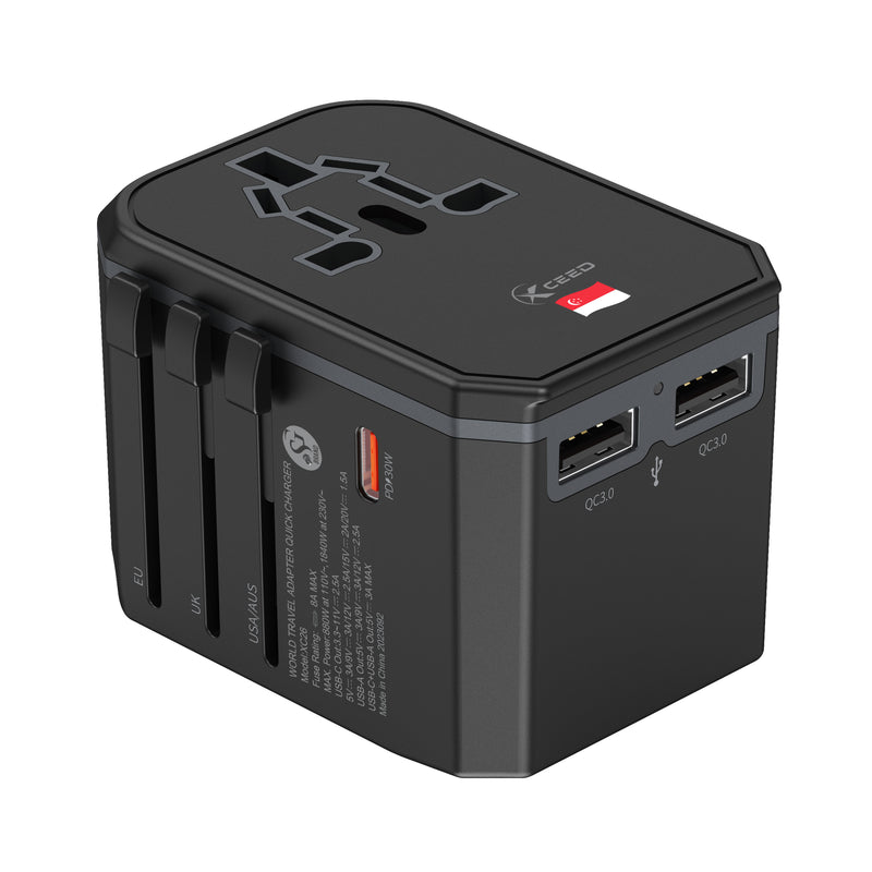 XCEED WORLD TRAVEL ADAPTER XC26 - 30W