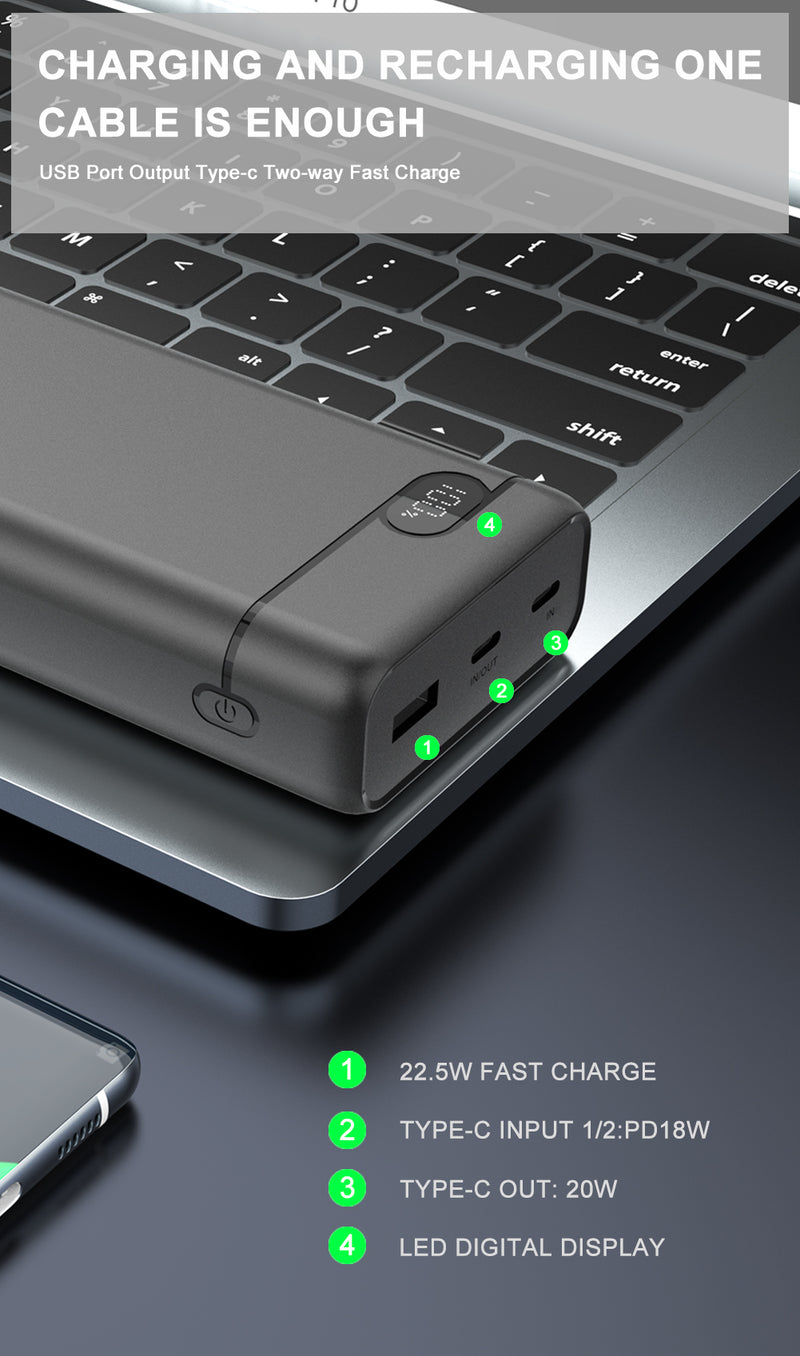 XCEED FAST CHARGE PD POWERBANK