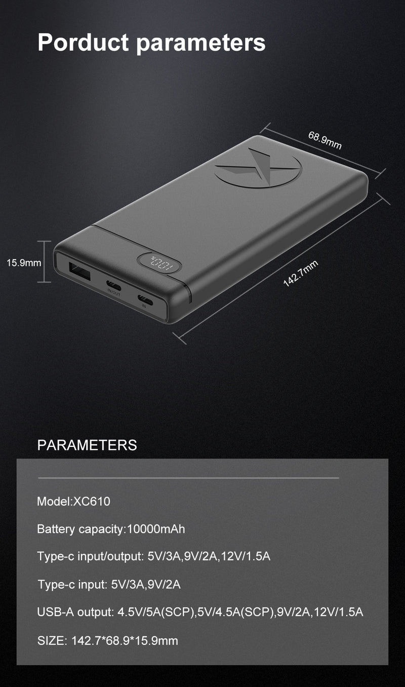 XCEED FAST CHARGE PD POWERBANK