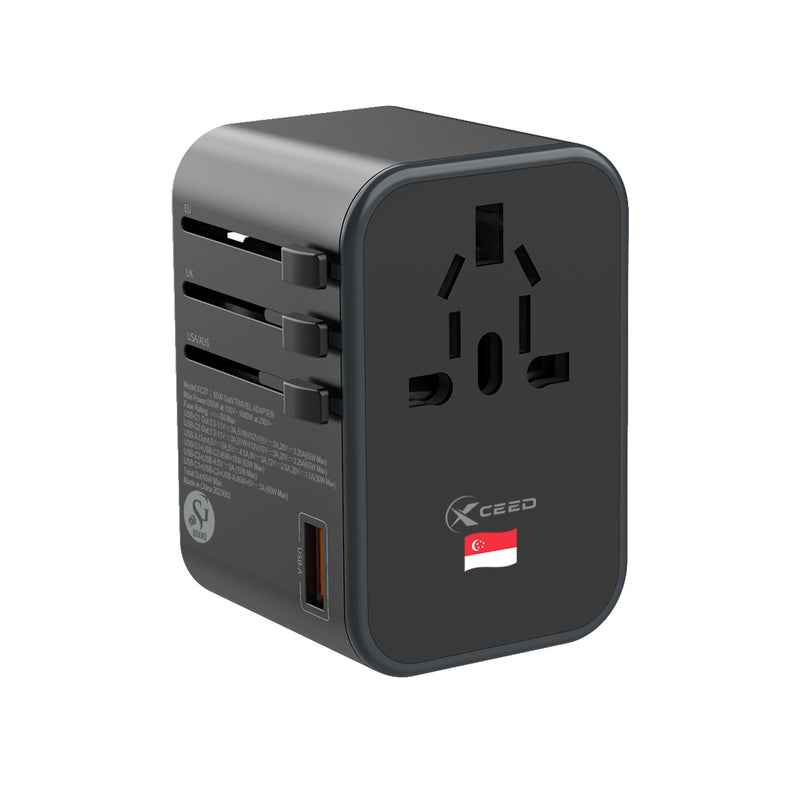 XCEED ULTRA-FAST GaN TRAVEL CHARGER ADAPTER XC27 - 65W